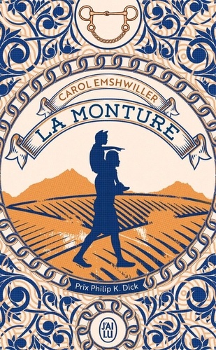 Couverture de La monture représentant une créature sur les épaules d'un humain